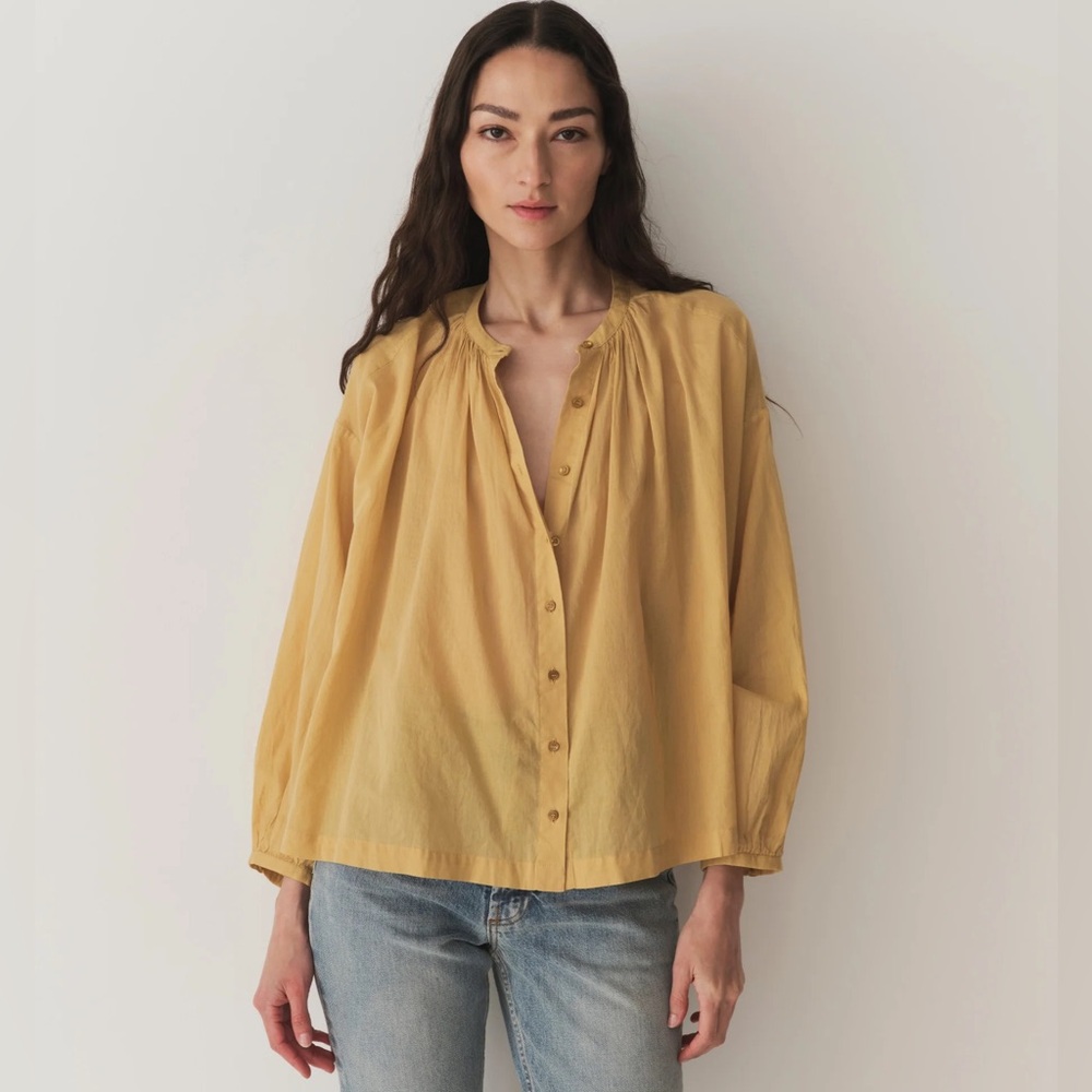 NWT DÔEN Jane Blouse in Palomino